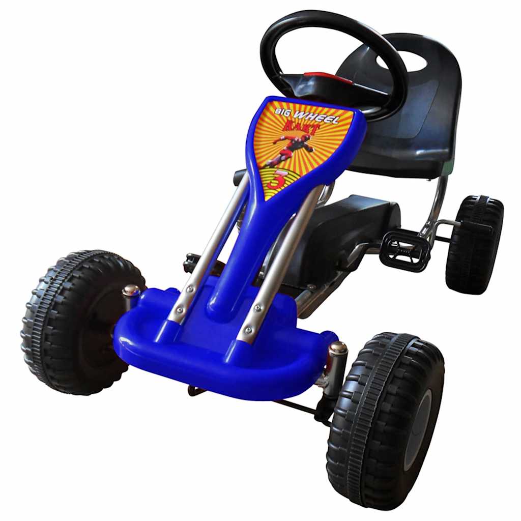 vidaXL Go Kart με Πετάλια Μπλε