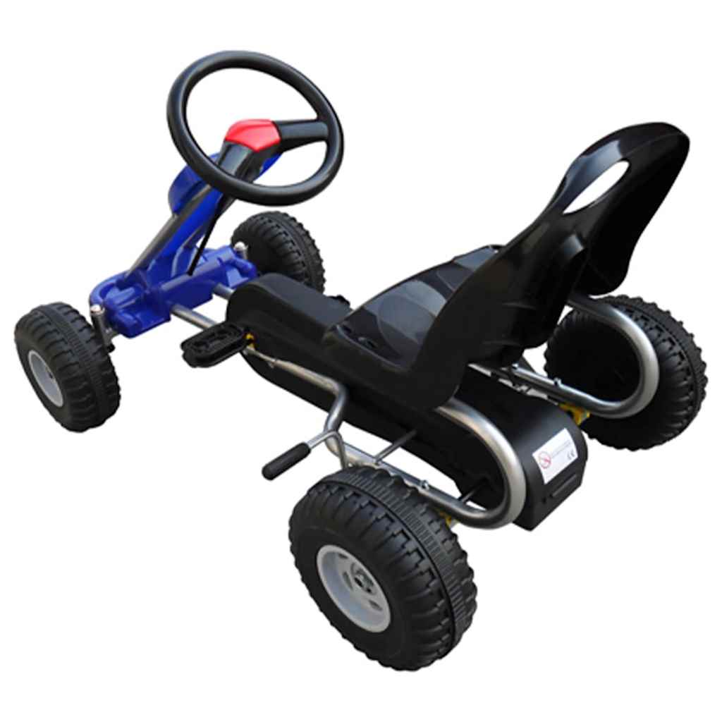 vidaXL Go Kart με Πετάλια Μπλε