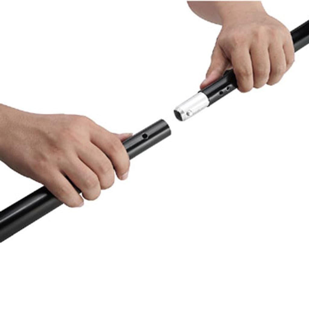 vidaXL Σύστημα Στήριξης & Φωτογραφικό Φόντο Μαύρο 600 x 300 εκ.