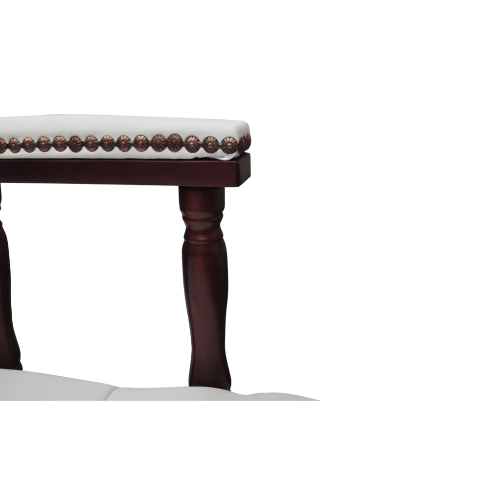 vidaXL Καρέκλα Γραφείου Περιστρεφόμενη Λευκή