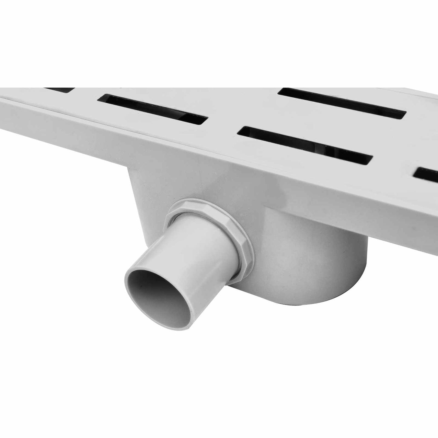 vidaXL Αποχετεύσεις Λευκό 88 x 8.8 x 8.5 εκ Μέταλλο