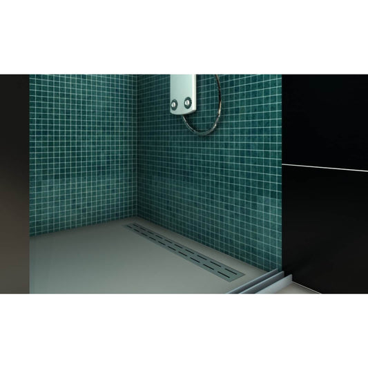 vidaXL Αποχετεύσεις Λευκό 88 x 8.8 x 8.5 εκ Μέταλλο