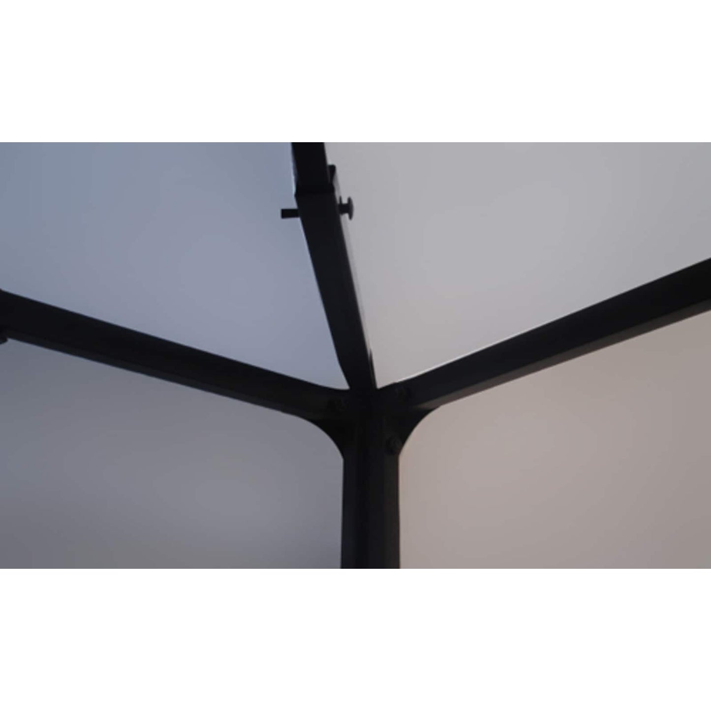 vidaXL Κουρτίνες κρεβατιού Λευκό 3 x 4 x 2.73 μ ύφασμα