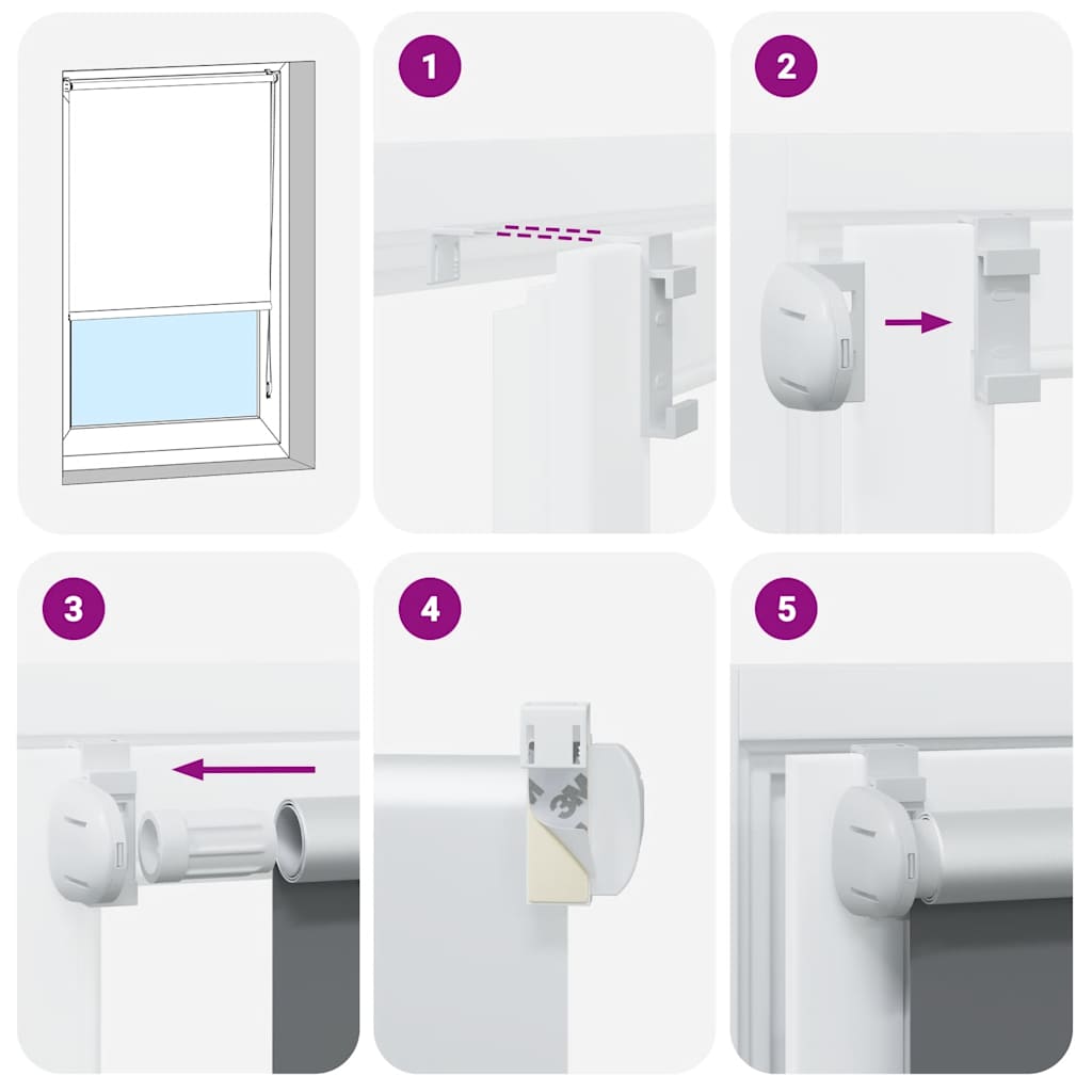 vidaXL Στόρι Συσκότισης Ρόλερ Γκρι 100 x 175 εκ.