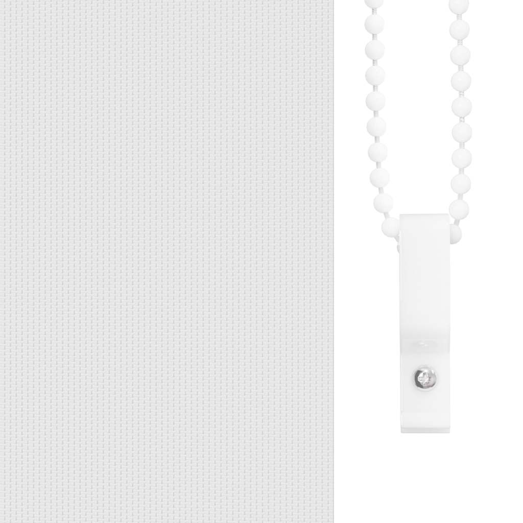 vidaXL Ρόλερ συσκότισης 104,4 x 230 εκ. Πλάτος υφάσματος 100 εκ. λευκό