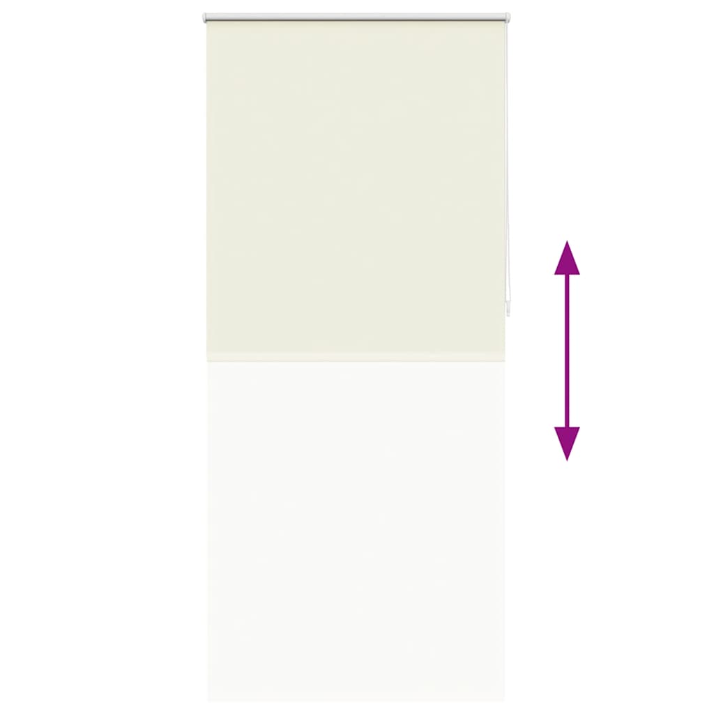 vidaXL Στόρι Συσκότισης Ρόλερ Υπόλευκο 120 x 230 εκ.