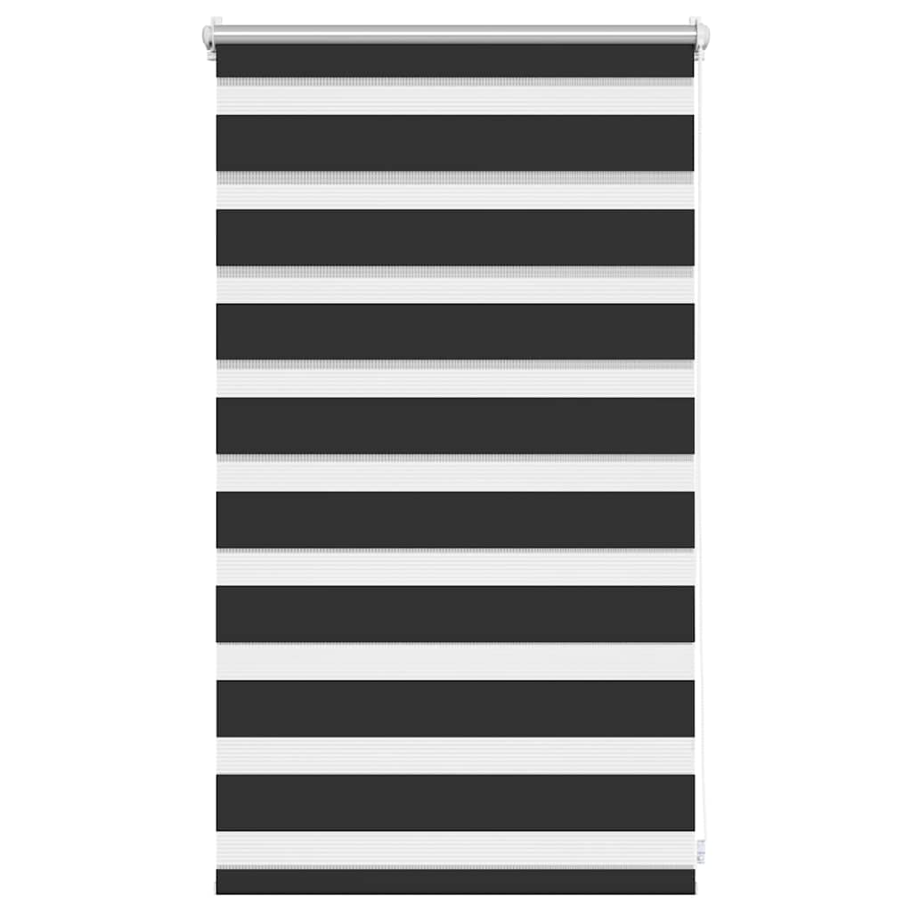 vidaXL Σύστημα Σκίασης Ρόλερ Zebra Μαύρο 50 x 100 εκ.