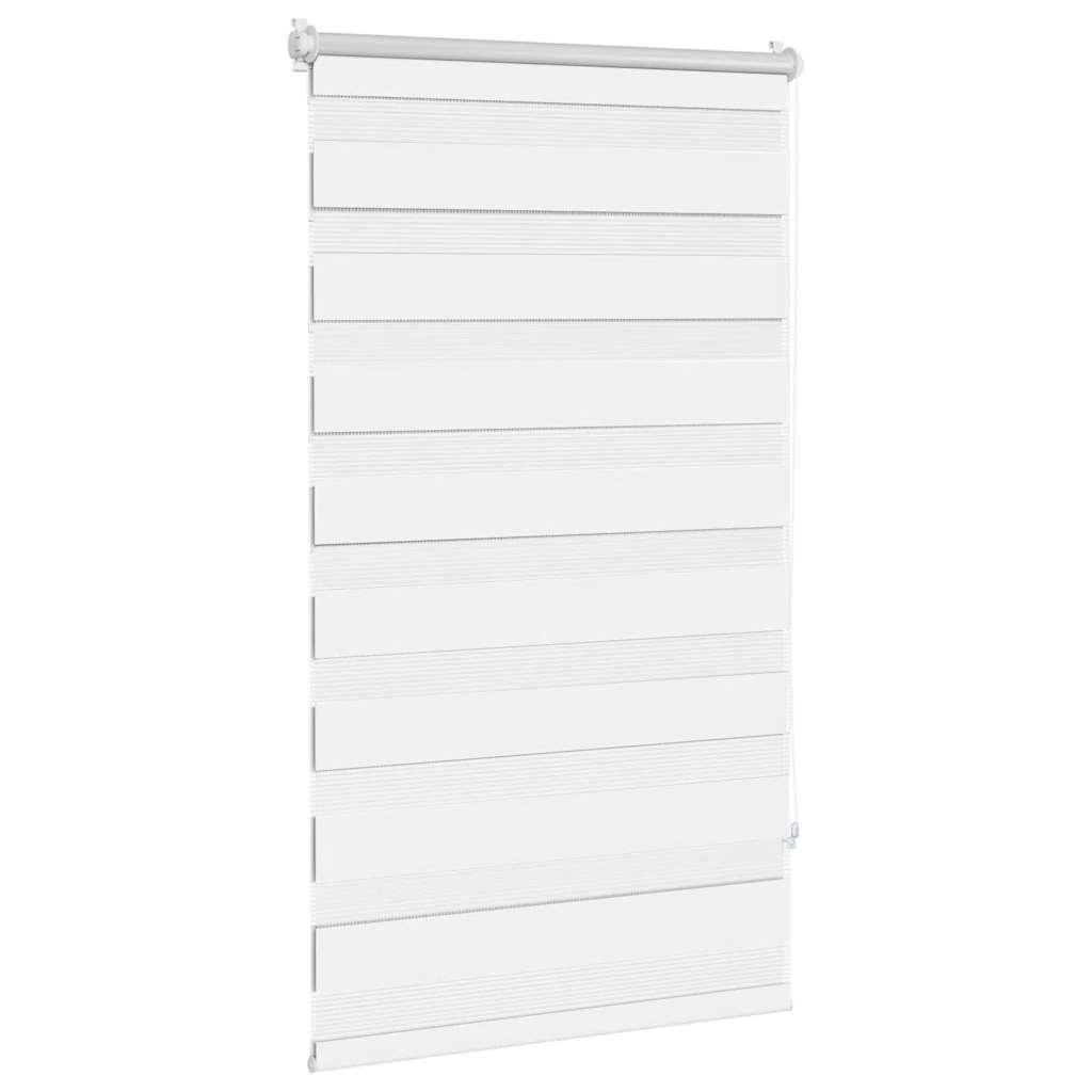 vidaXL Στόρι Ζέβρα 70,9 x 120 εκ. Πλάτος Υφάσματος 66,7 εκ. λευκό