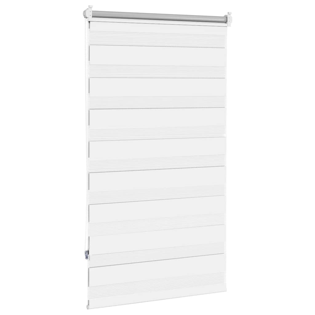 vidaXL Στόρι Ζέβρα 70,9 x 120 εκ. Πλάτος Υφάσματος 66,7 εκ. λευκό
