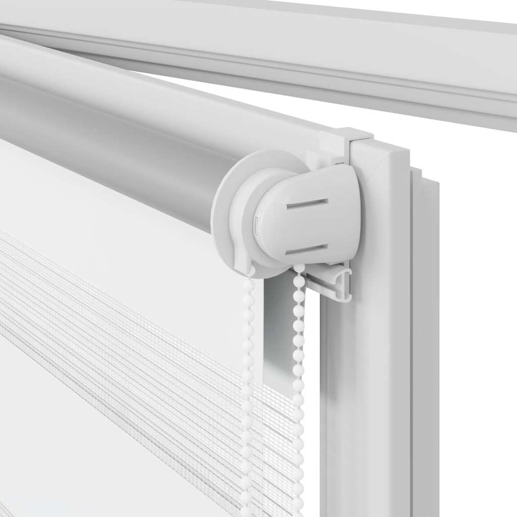 vidaXL Στόρι Ζέβρα 70,9 x 120 εκ. Πλάτος Υφάσματος 66,7 εκ. λευκό
