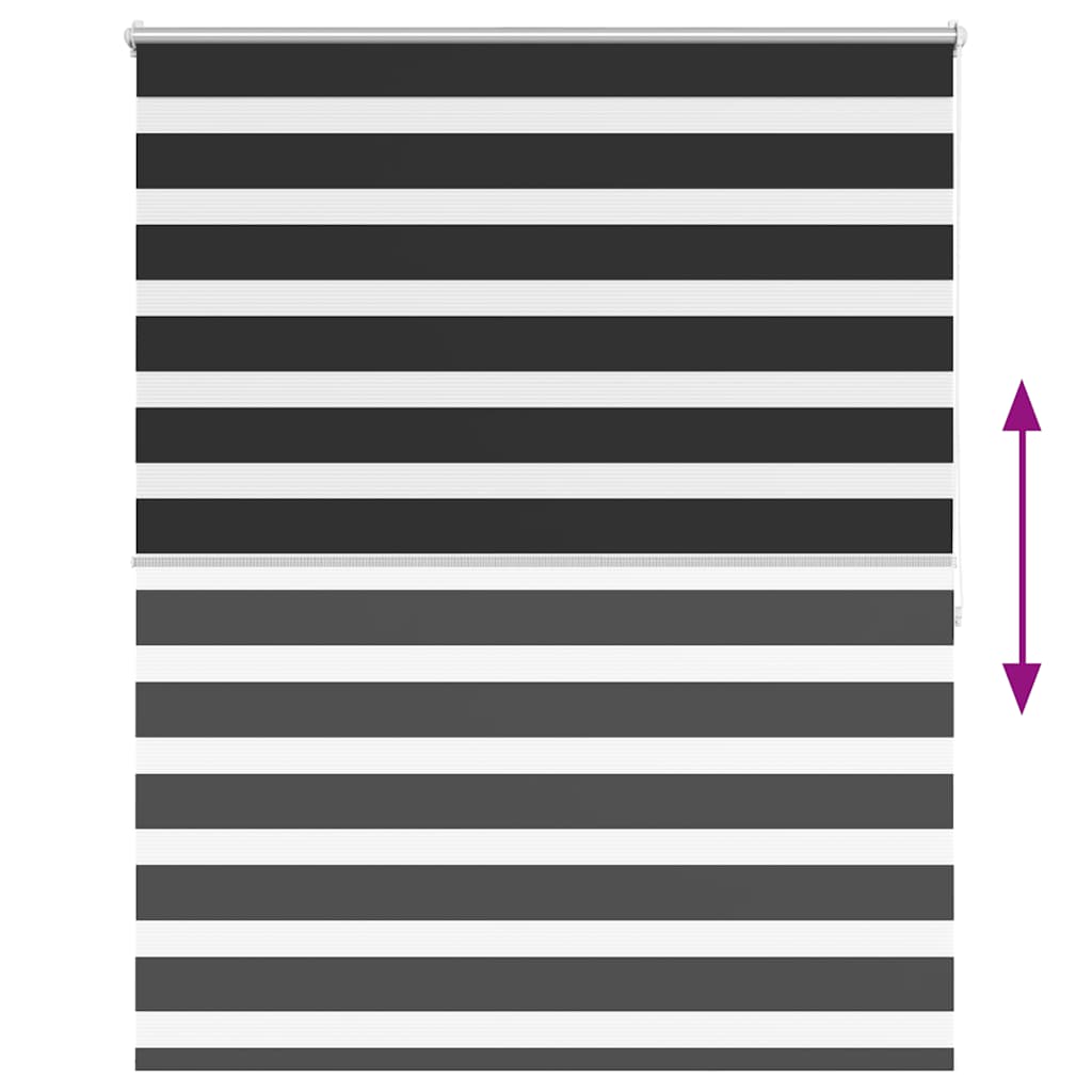 Ρόλερ Zebra Μαύρο 120 x 175cm