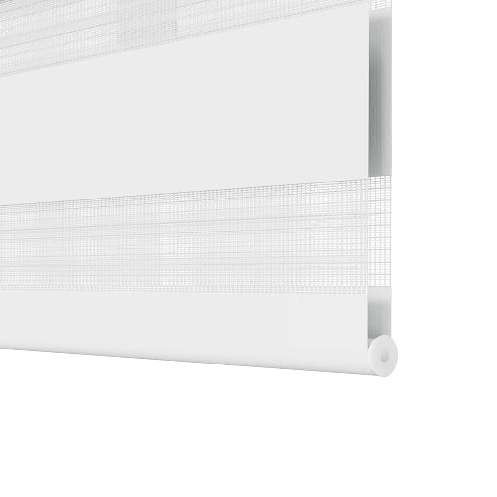 vidaXL Στόρι Ζέβρα 140,9 x 175 εκ. Πλάτος Υφάσματος 136,7 εκ. λευκό