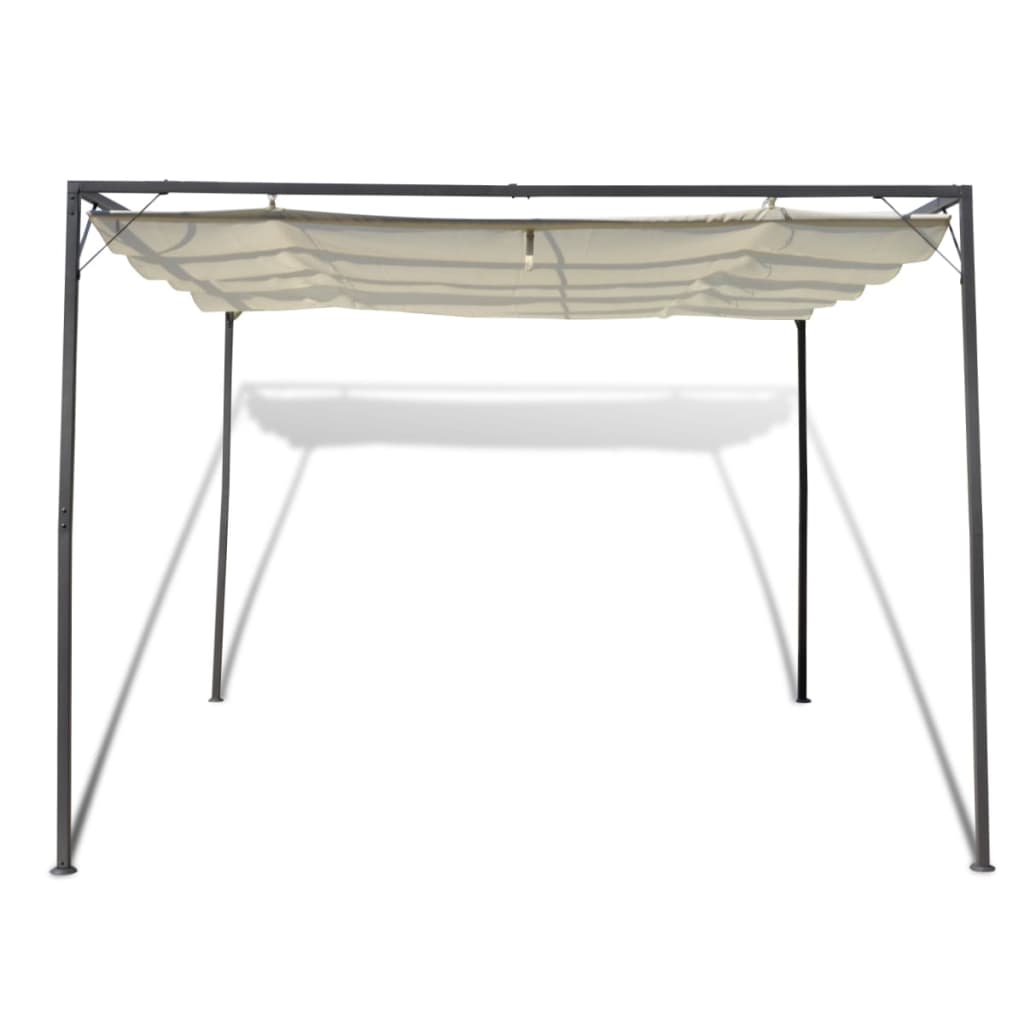 vidaXL Πέργκολα Κήπου με Πτυσσόμενη Οροφή