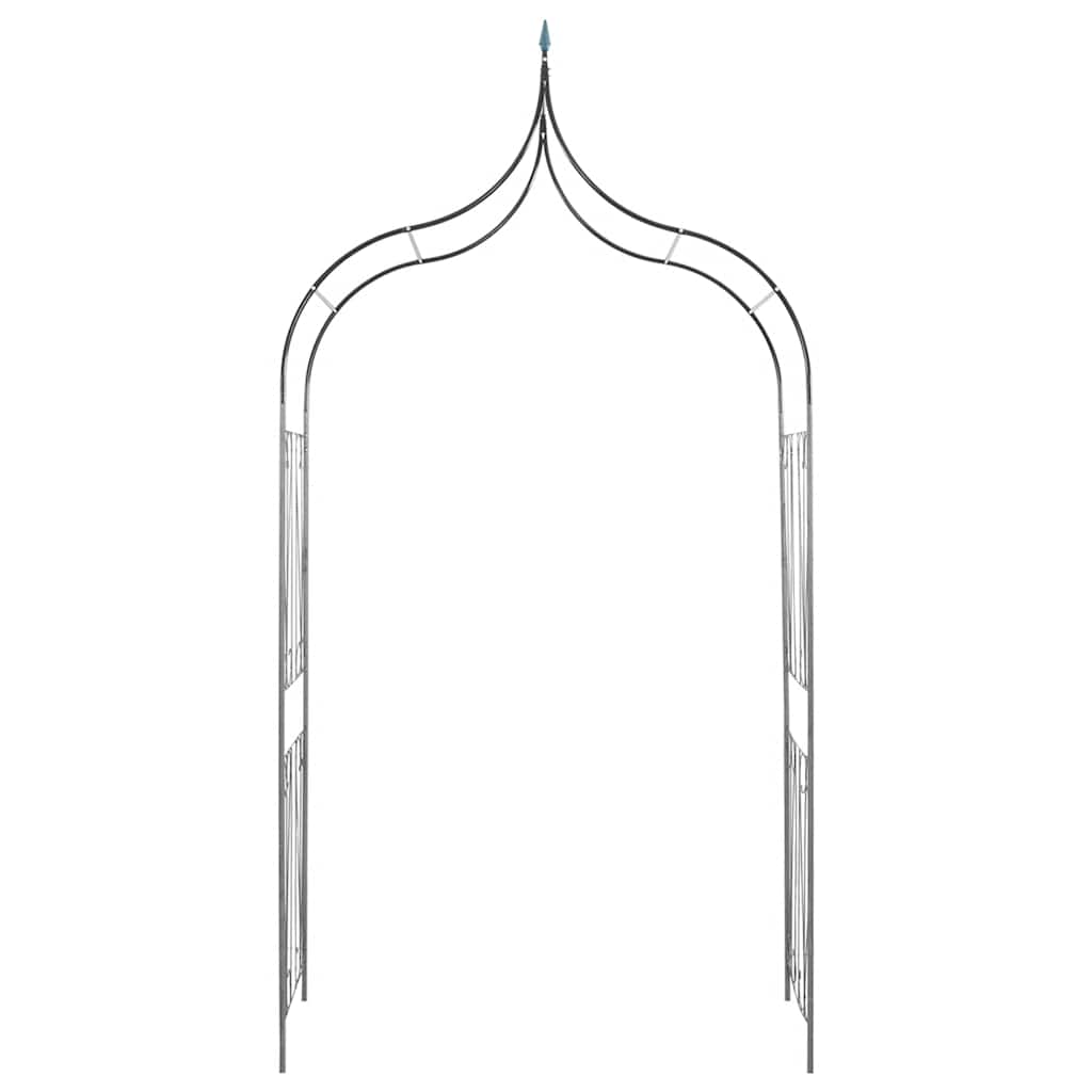 Αψίδα Κήπου για Αναρριχώμενα Φυτά με Μυτερό Σχέδιο Σκούρο Πράσινο