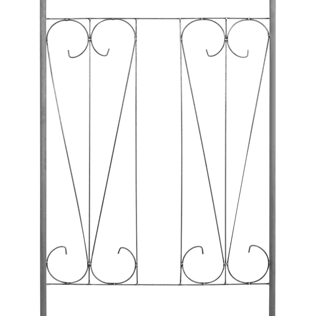 Αψίδα Κήπου για Αναρριχώμενα Φυτά με Μυτερό Σχέδιο Σκούρο Πράσινο