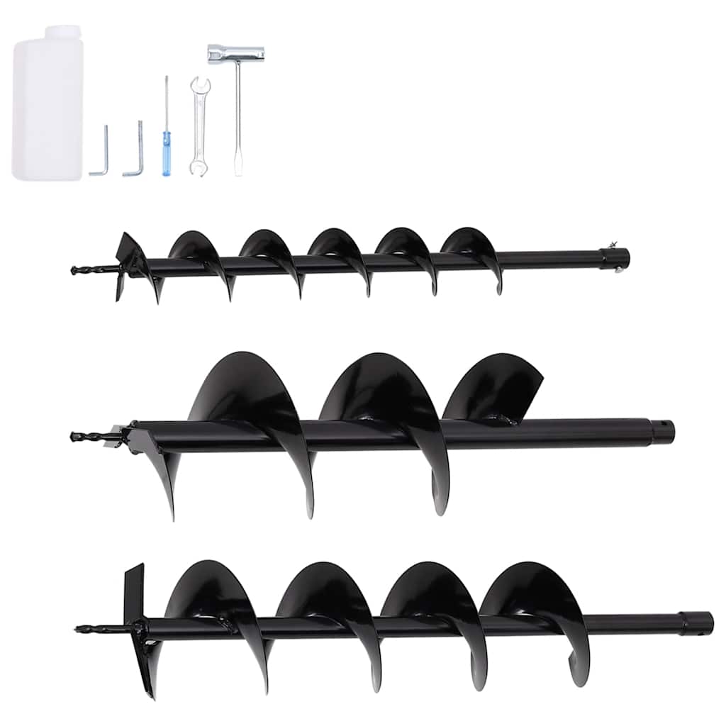 vidaXL Γεωτρύπανο Βενζινοκίνητο Πορτοκαλί