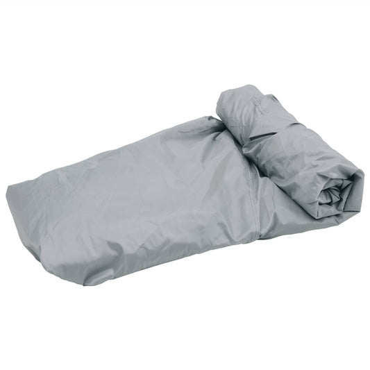 vidaXL Κουκούλα βάρκας Γκρι Μήκος 519-580 cm Πλάτος 294 εκ.