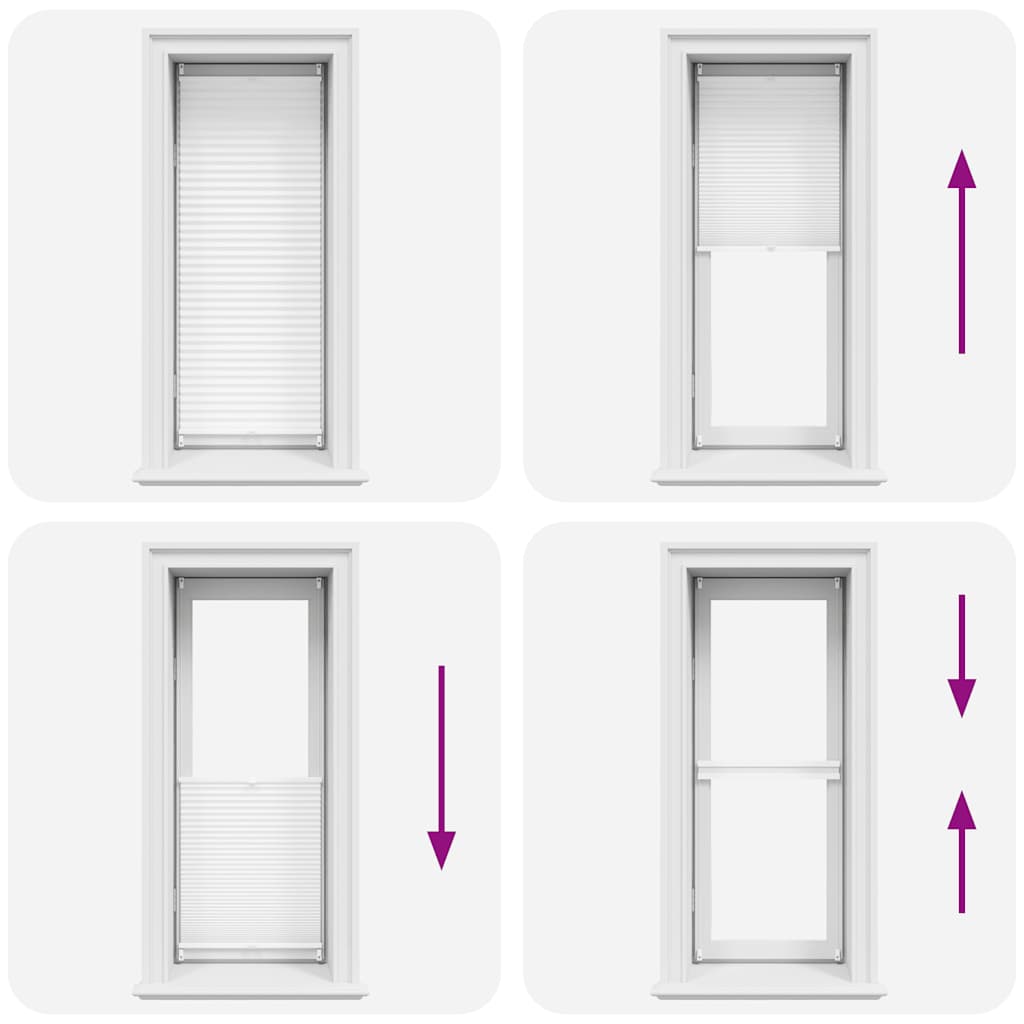 Σύστημα Σκίασης Πλισέ Λευκό 40 x 150 εκ.