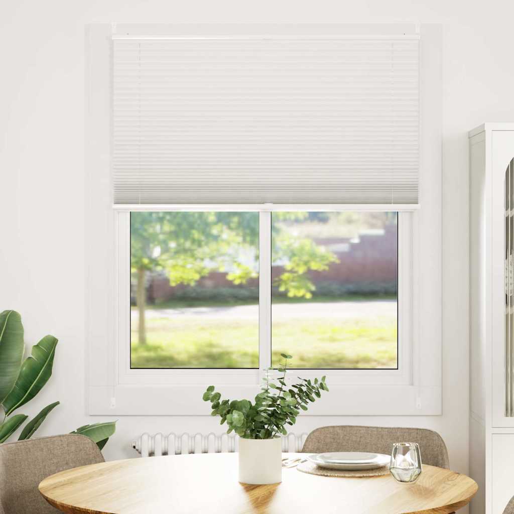 vidaXL Πλισέ στόρι σκίασης 100x100cm Λευκό