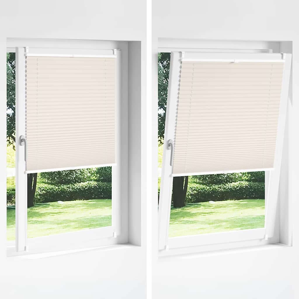 Πλισέ ρόλερ σκίασης 70x125cm Κρεμ