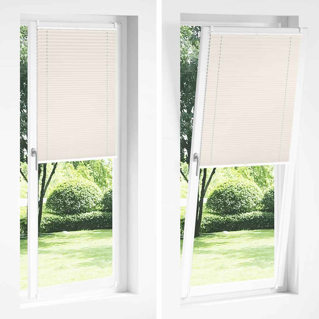 vidaXL Σύστημα Σκίασης Πλισέ Κρεμ 70 x 200 εκ.