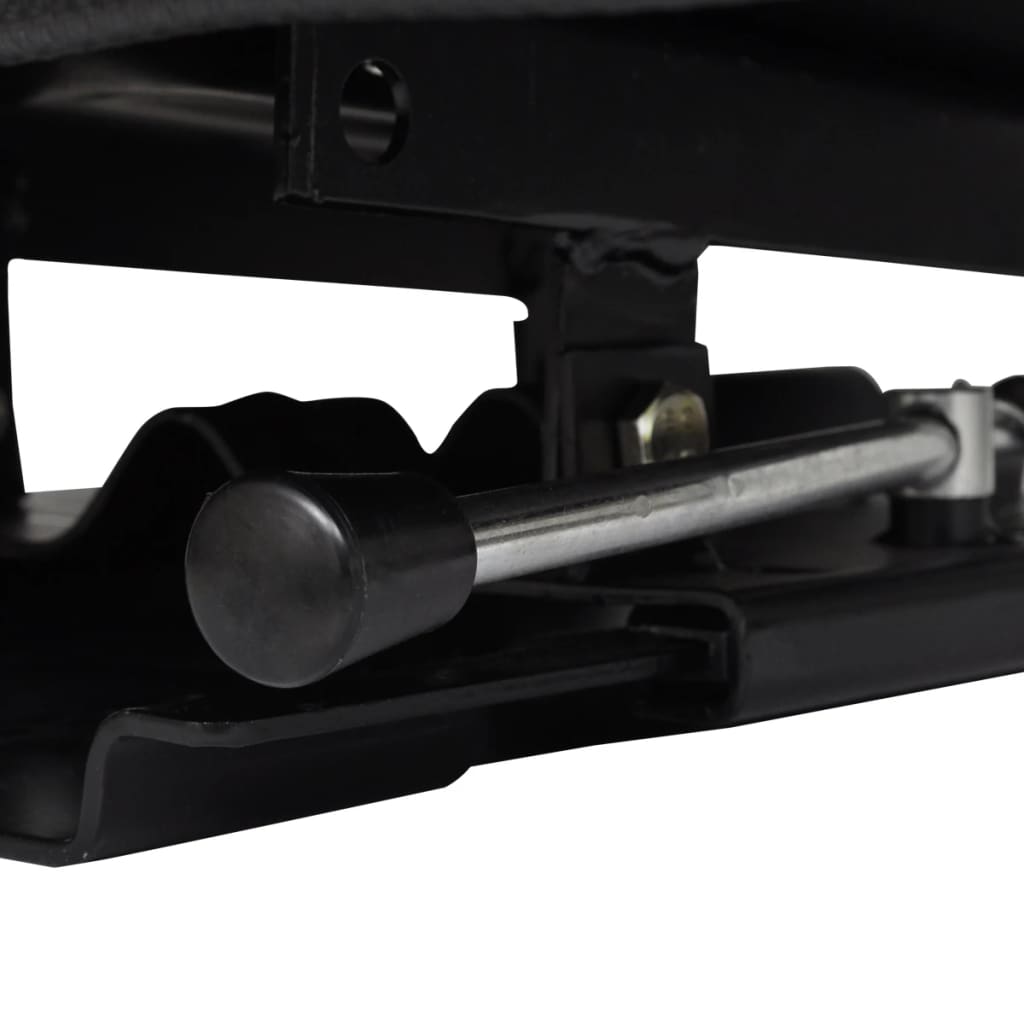 vidaXL Κάθισμα Τρακτέρ με Πλάτη Μαύρο