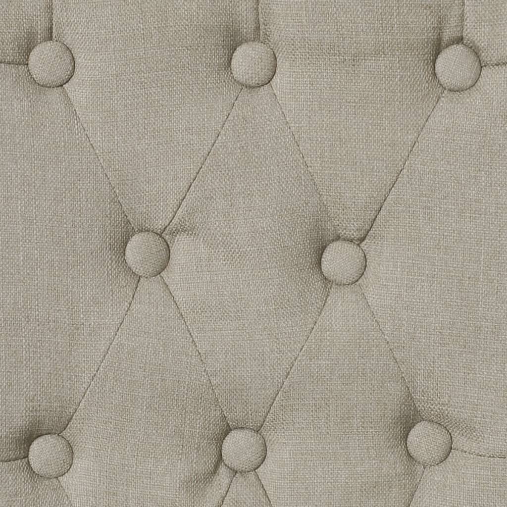 vidaXL Καρέκλες Τραπεζαρίας 4 τεμ. Καμηλό Υφασμάτινες