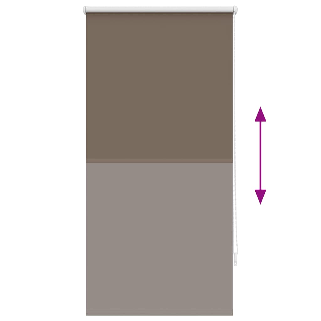 vidaXL Στόρι Ρόλερ Συσκότισης 64,4x120 εκ. Πλάτος Υφάσματος 60 εκ. Καφέ