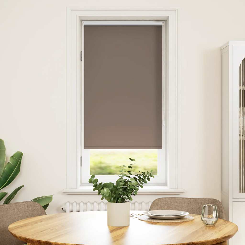 vidaXL Στόρι Ρόλερ Συσκότισης 64,4x120 εκ. Πλάτος Υφάσματος 60 εκ. Καφέ