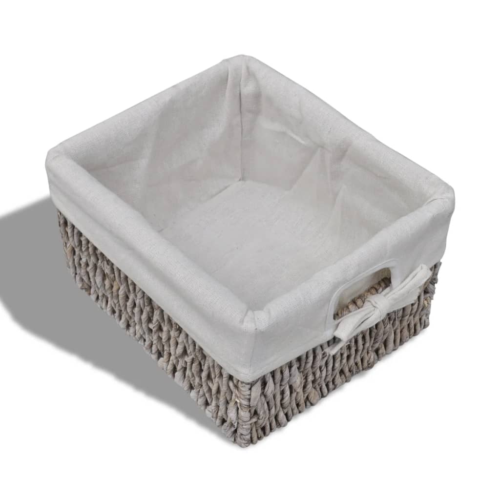 vidaXL Ντουλάπι με 3 Πλεκτά Καλάθια στα Αριστερά Καφέ Ξύλινο