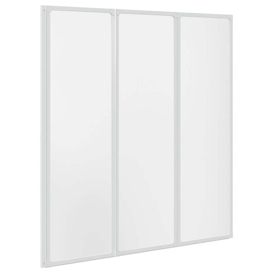 Πτυσσόμενο Διαχωριστικό Μπανιέρας 141 x 132 cm 3 Πάνελ