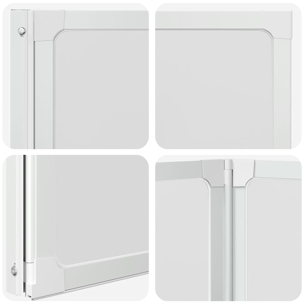 Πτυσσόμενο Διαχωριστικό Μπανιέρας 141 x 132 cm 3 Πάνελ