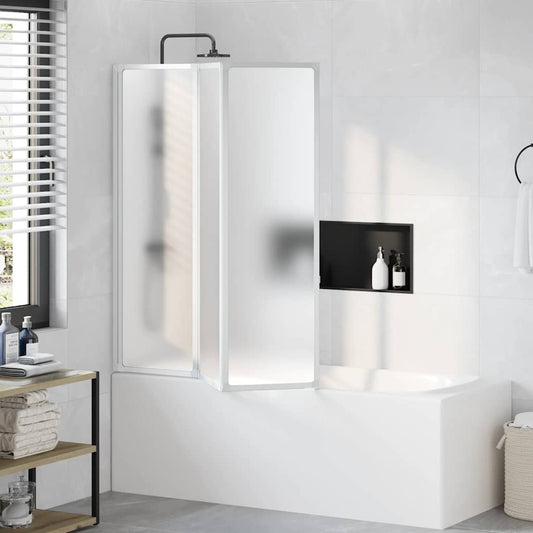 Πτυσσόμενο Διαχωριστικό Μπανιέρας 141 x 132 cm 3 Πάνελ
