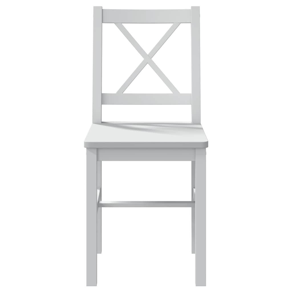 vidaXL Σετ Τραπεζαρίας 5 Τεμαχίων Λευκό