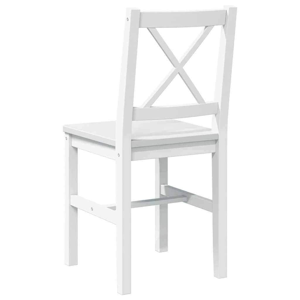 vidaXL Σετ Τραπεζαρίας 5 Τεμαχίων Λευκό