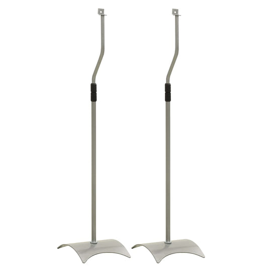 Βάσεις Ηχείων Δαπέδου Universal 2 τεμ. Ασημί