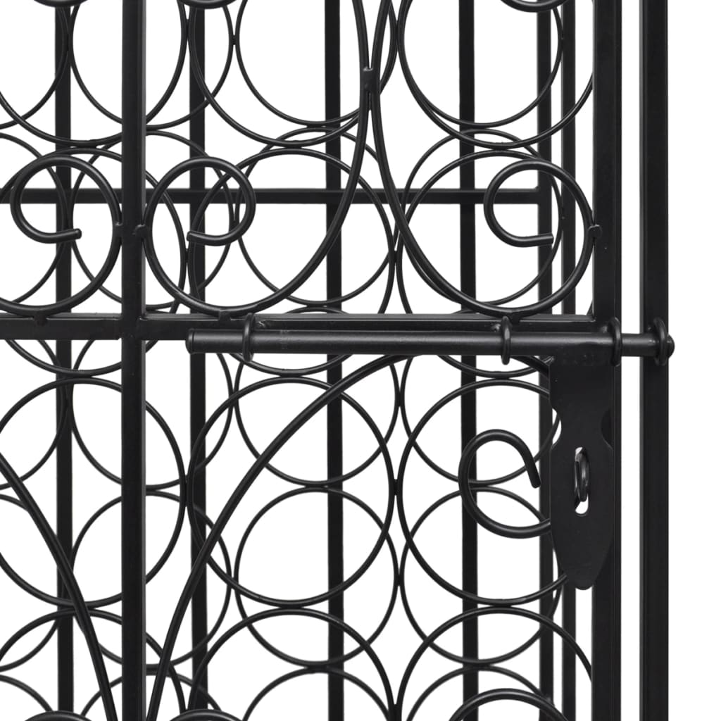 vidaXL Κάβα / Ραφιέρα Κρασιών για 28 Μπουκάλια Μεταλλική