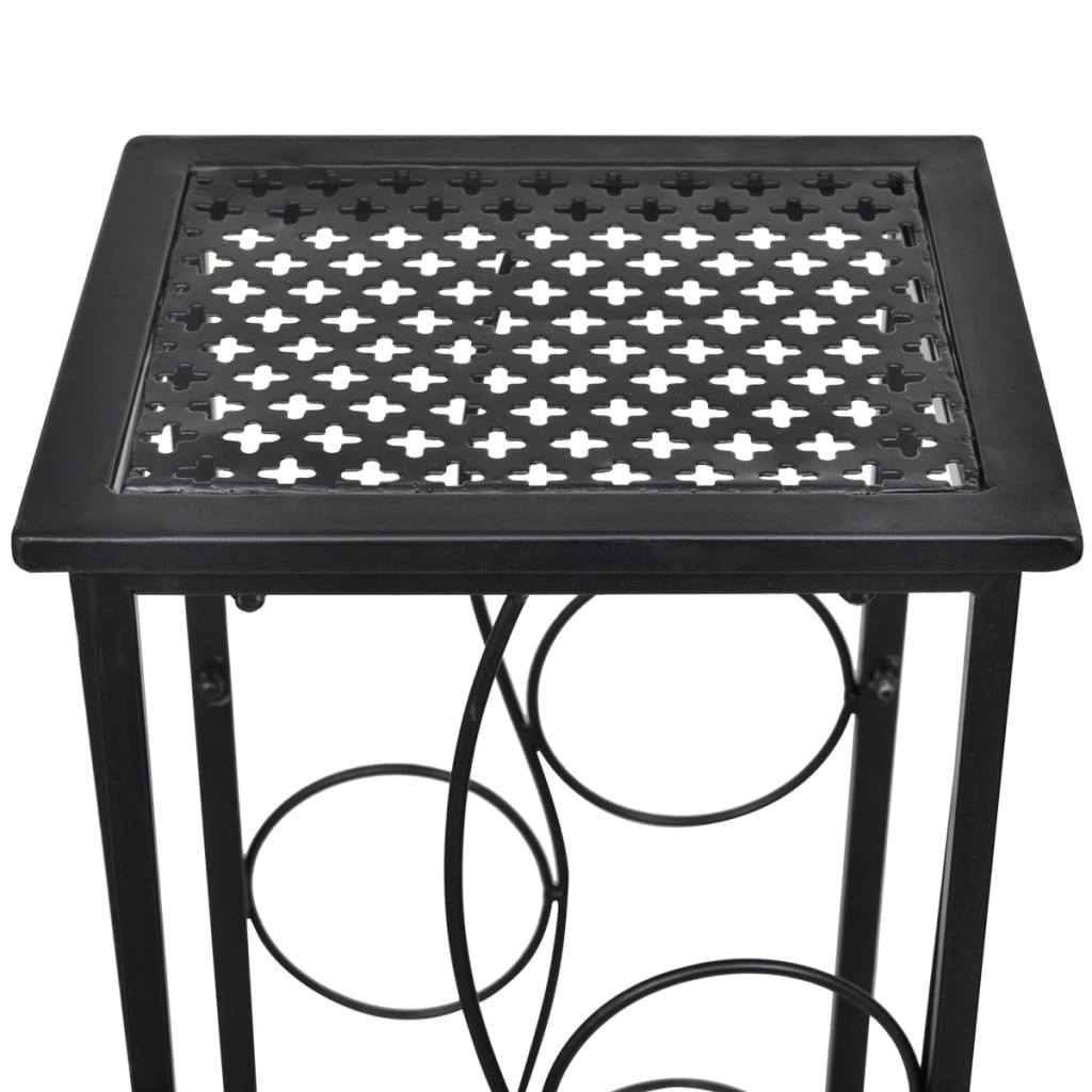 vidaXL Κάβα / Ραφιέρα Κρασιών για 8 Μπουκάλια Μεταλλική