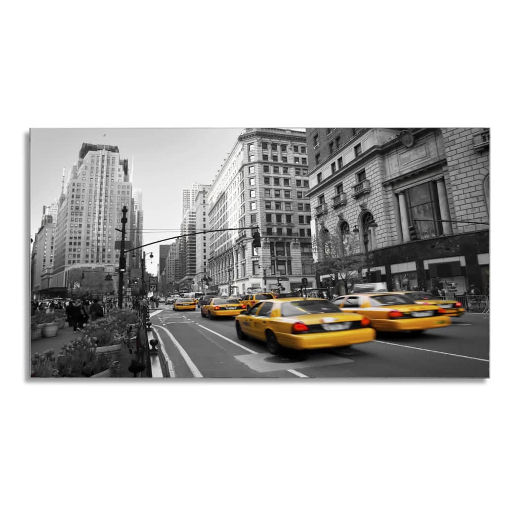 vidaXL Τραπεζάκι Σαλονιού Ορθογώνιο με Γυάλινη Επιφάνεια