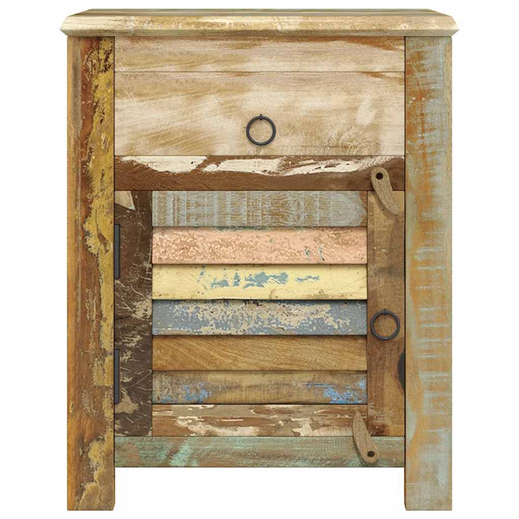 vidaXL Ντουλάπι Βοηθητικό 1 Συρτάρι / 1 Πόρτα Μασίφ Ανακυκλωμένο Ξύλο