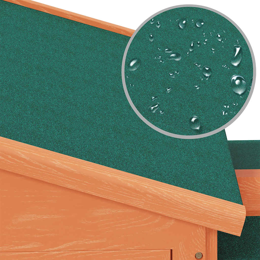 vidaXL Κλουβί Κουνελιών / Σπίτι Μικρών Ζώων Εξωτερικού Χώρου Ξύλινο