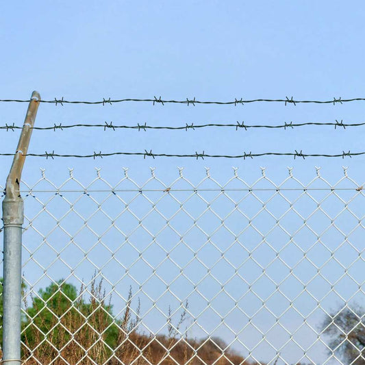 Αγκαθωτό Συρματόπλεγμα Πράσινο Ρολό 100 μ.