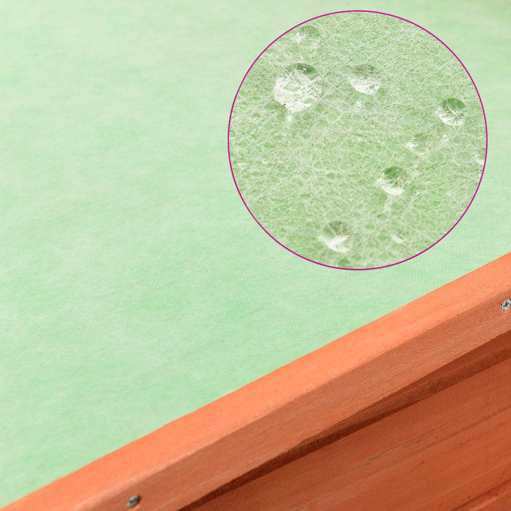 vidaXL Κλουβί Κουνελιών/Σπίτι Μικρών Ζώων Εξωτ. Χώρου Διπλό Σπίτι