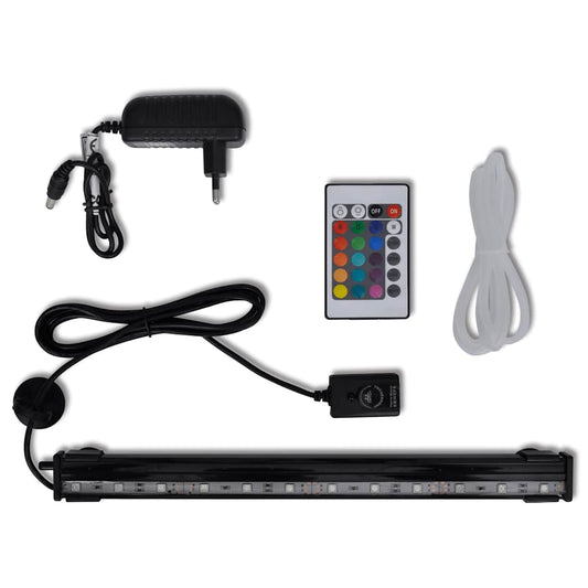 Λάμπα/Μπάρα Υποβρύχια Ενυδρείου LED RGB 32 εκ. με Φυσαλίδες