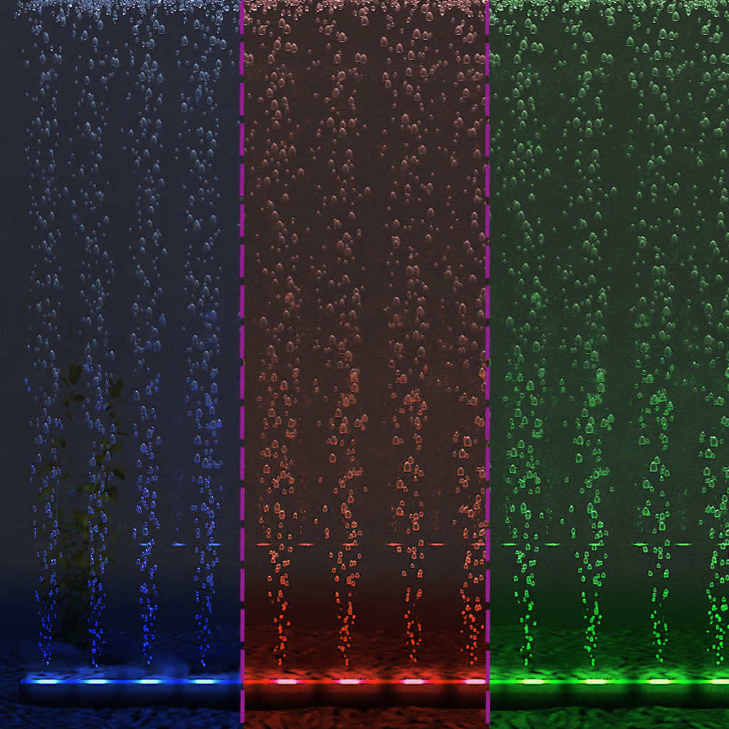 Λάμπα/Μπάρα Ενυδρείου LED RGB 71 εκ. με Φυσαλίδες