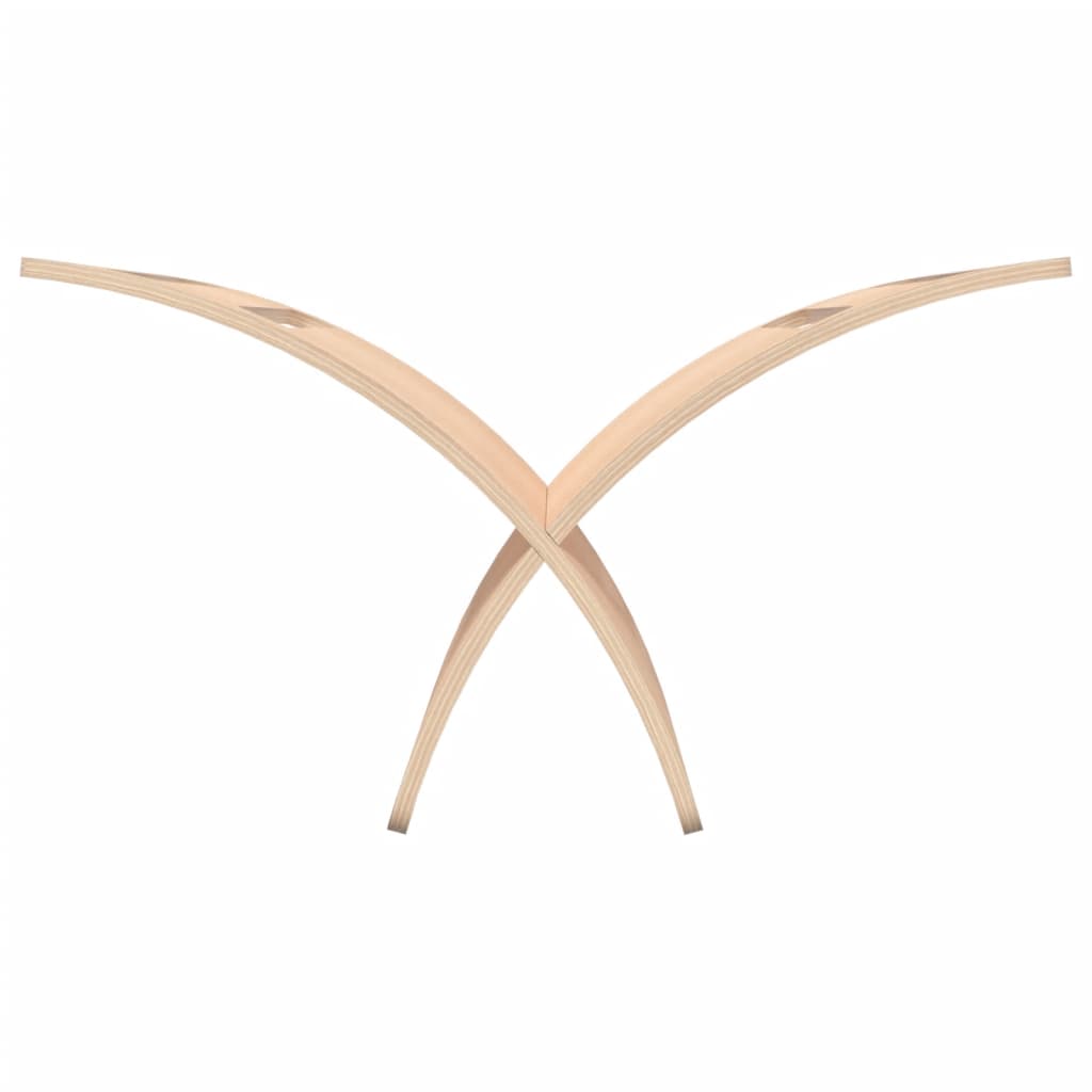 vidaXL Θήκη Περιοδικών Επιδαπέδια Φυσικό Χρώμα Ξύλινη