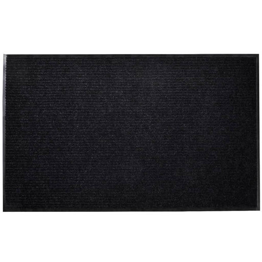 vidaXL Πατάκι Πόρτας Μαύρο 120 x 180 εκ. από PVC