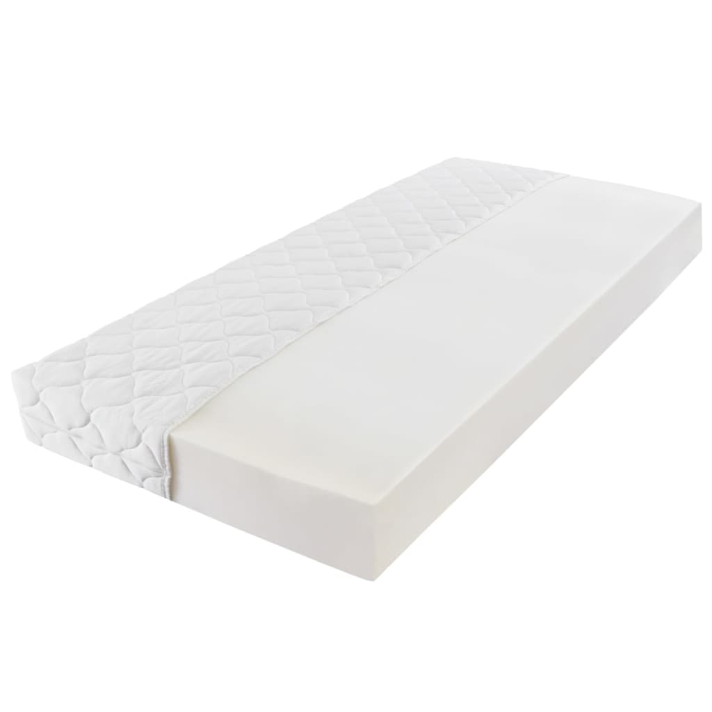 vidaXL Κρεβάτι Μαύρο 180 x 200 εκ. Μεταλλικό με Στρώμα
