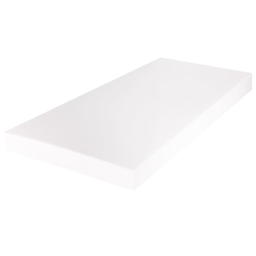 vidaXL Κρεβάτι Μαύρο 180 x 200 εκ. Μεταλλικό με Στρώμα