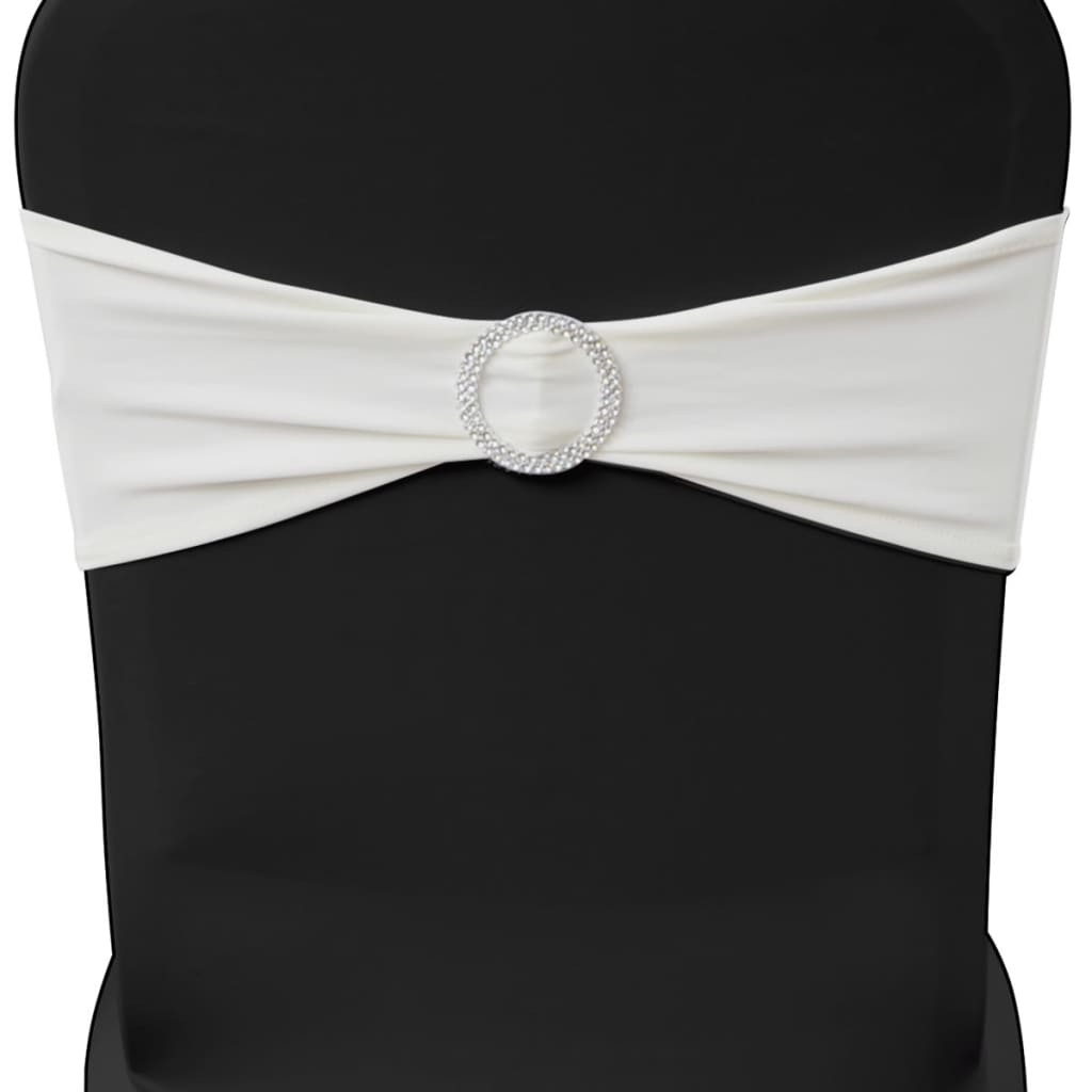 Κορδέλα Καρέκλας Εκδηλώσεων Διακοσμητική 25 τεμ. Κρεμ με Αγκράφα